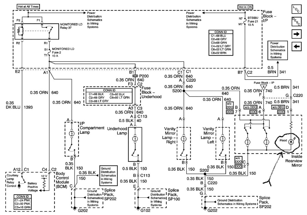 Lights in rear view mirror - CorvetteForum - Chevrolet Corvette Forum